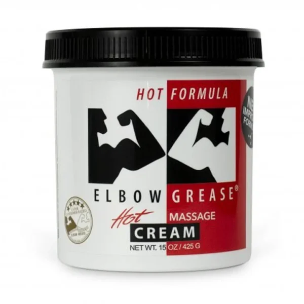 Elbow Grease Hot Cream Lubricant – Warming Sensation (1oz–128oz) - Image 4