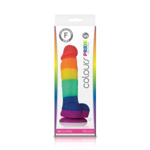 Colours Pride Edition 5″ Rainbow Dildo (7674280509682)