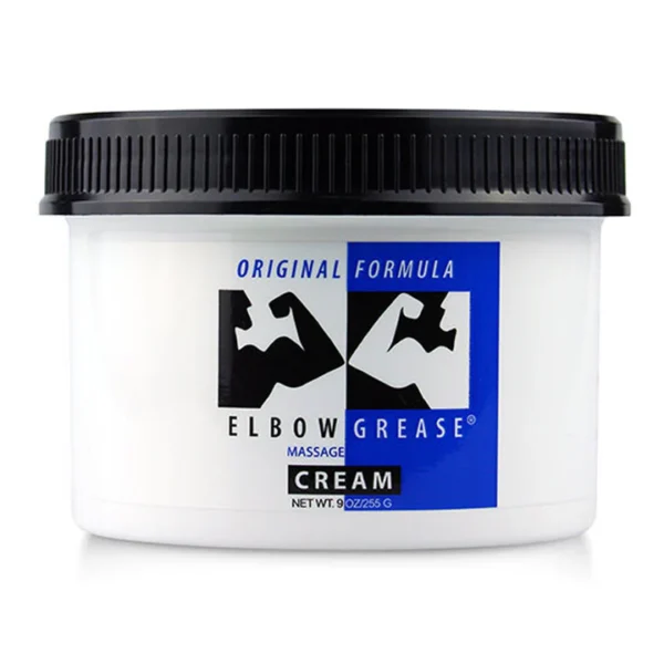 Elbow Grease Original Cream Lubricant 9 oz jar – front label