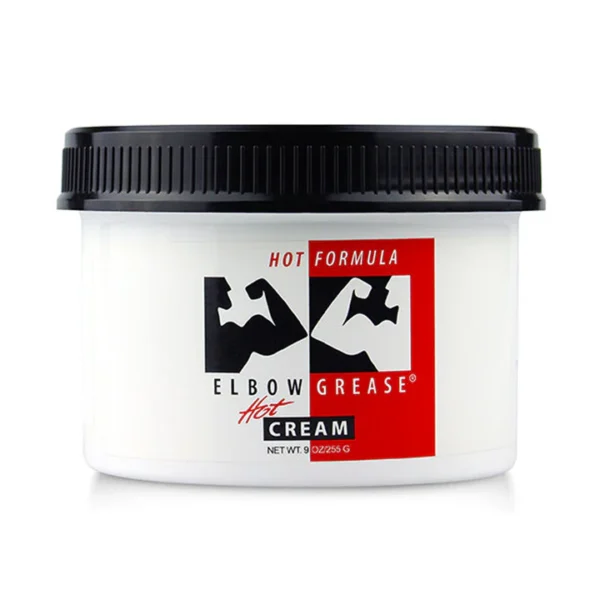 Elbow Grease Hot Cream Lubricant 9 oz bulk jug – warming cream lube