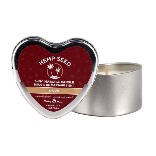 Valentine’s Day Heart Tin Massage Candle Spoon (7857508647154)