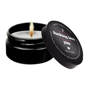 Massage Candle “I F*cking Love You” Vanilla Crème 2 oz (7781892161778)