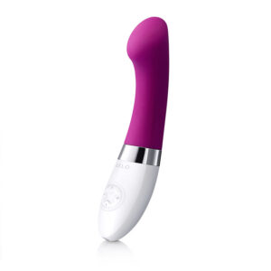 LELO GIGI 2 luxury g-spot vibrator showing the signature flattened tip design