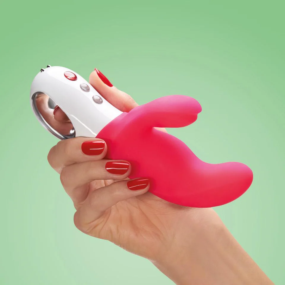 Luxury silicone rabbit vibrator with custom vibration save function