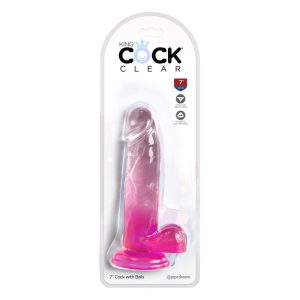 Pipedream - King Cock 7” with Balls - Dildo (7941971214578)