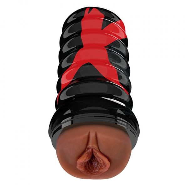 Pipedream Products PDX Elite Air Tight Pussy Stroker - Brown/Black (7950389706994)