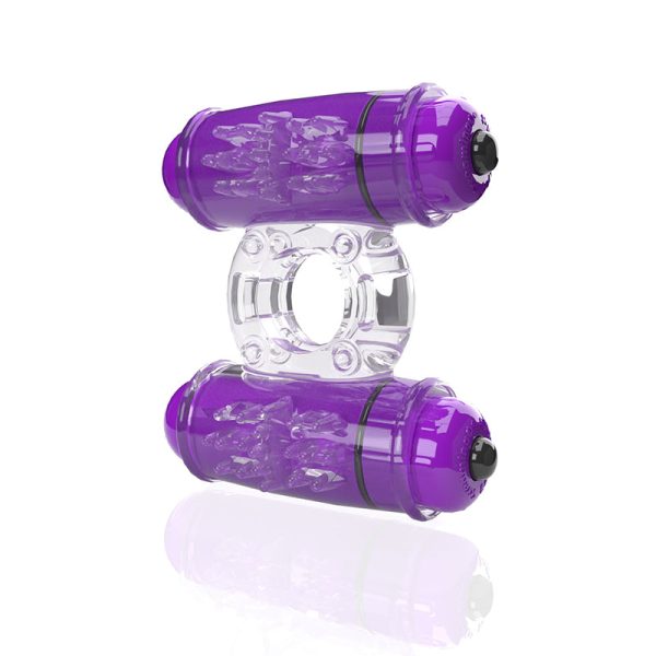 Screaming O 4B Double Wammy Couple's Vibrating Cock Ring (8078390001906)