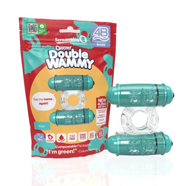 Screaming O 4B Double Wammy Couple's Vibrating Cock Ring (8078390001906)