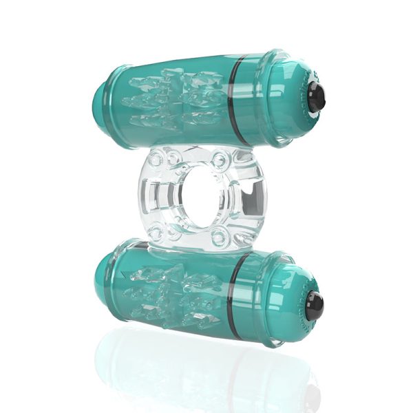Screaming O 4B Double Wammy Couple's Vibrating Cock Ring (8078390001906)