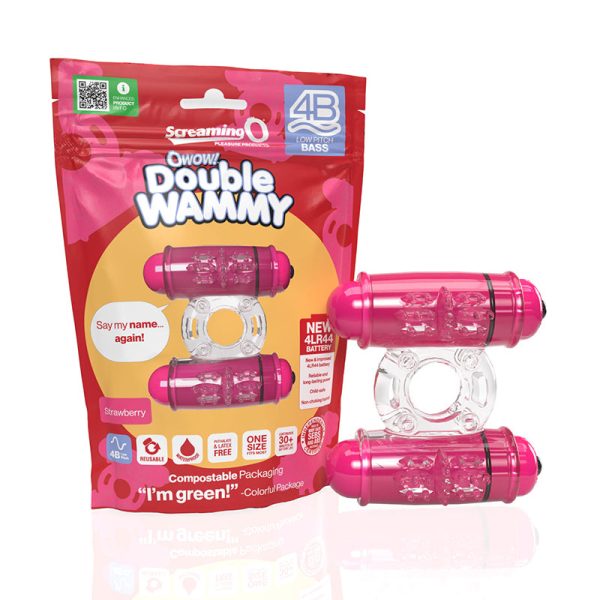 Screaming O 4B Double Wammy Couple's Vibrating Cock Ring (8078390001906)