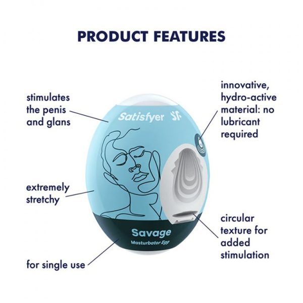 Masturbation Egg 3 Pack Savage (7798773940466)