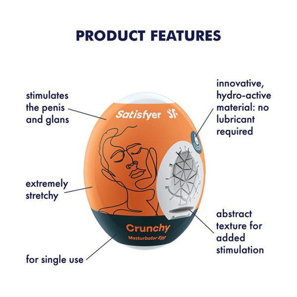 Masturbation Egg 3 Pack Crunchy (7798775185650)