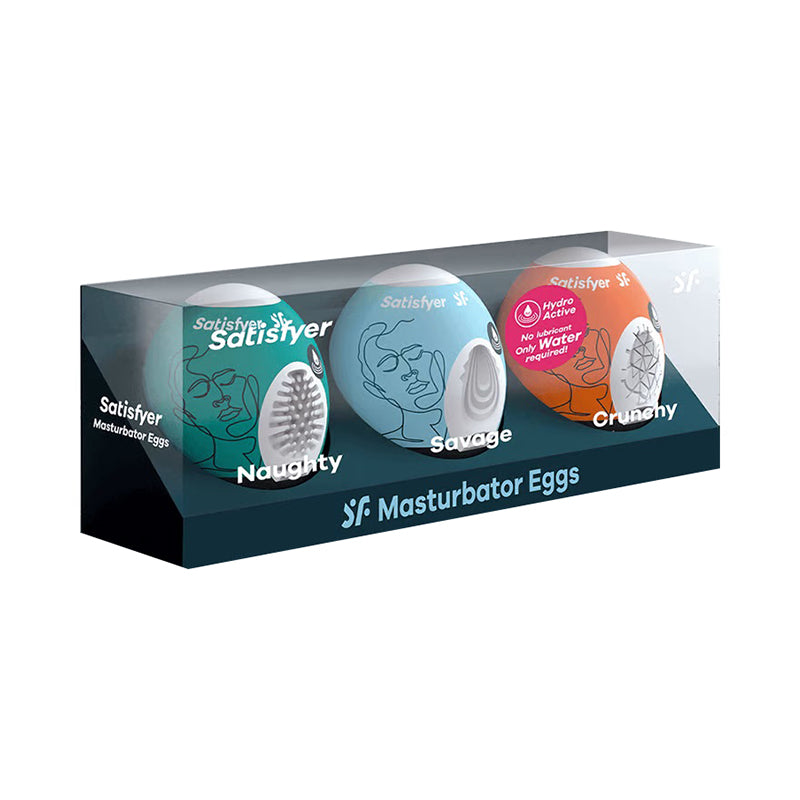 Masturbation Egg 3 Pack Naughty, Savage, Crunchy (7860951711986)