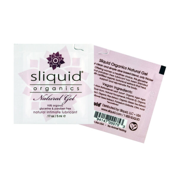 Sliquid Organics Natural Gel 5ml travel packet