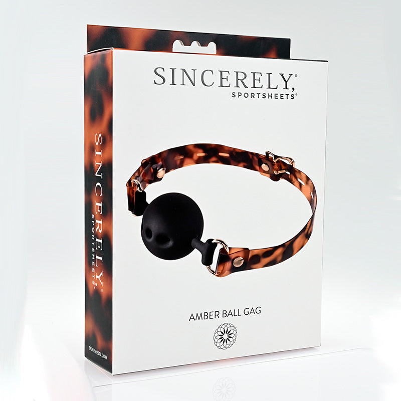Sincerely Amber Ball Gag (7848888795378)