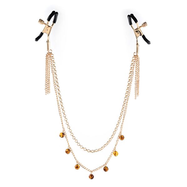 Sincerely Amber Chain Nipple Jewelry (7848832106738)