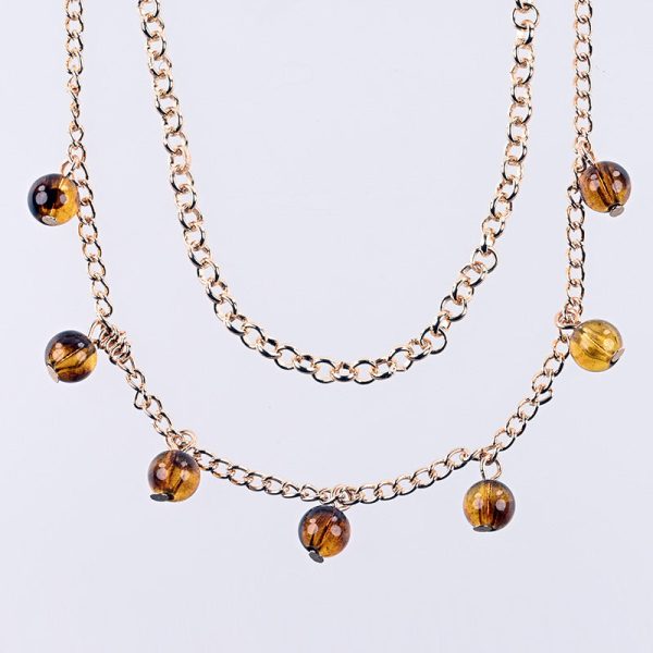 Sincerely Amber Chain Nipple Jewelry (7848832106738)
