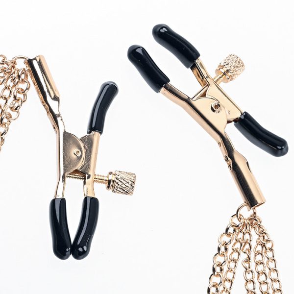 Sincerely Amber Chain Nipple Jewelry (7848832106738)