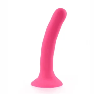 Please Silicone Dildo in Black and Pink Petite 5.25 Inch