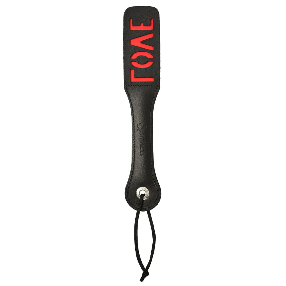 12″ Leather Paddle Love (7833126797554)