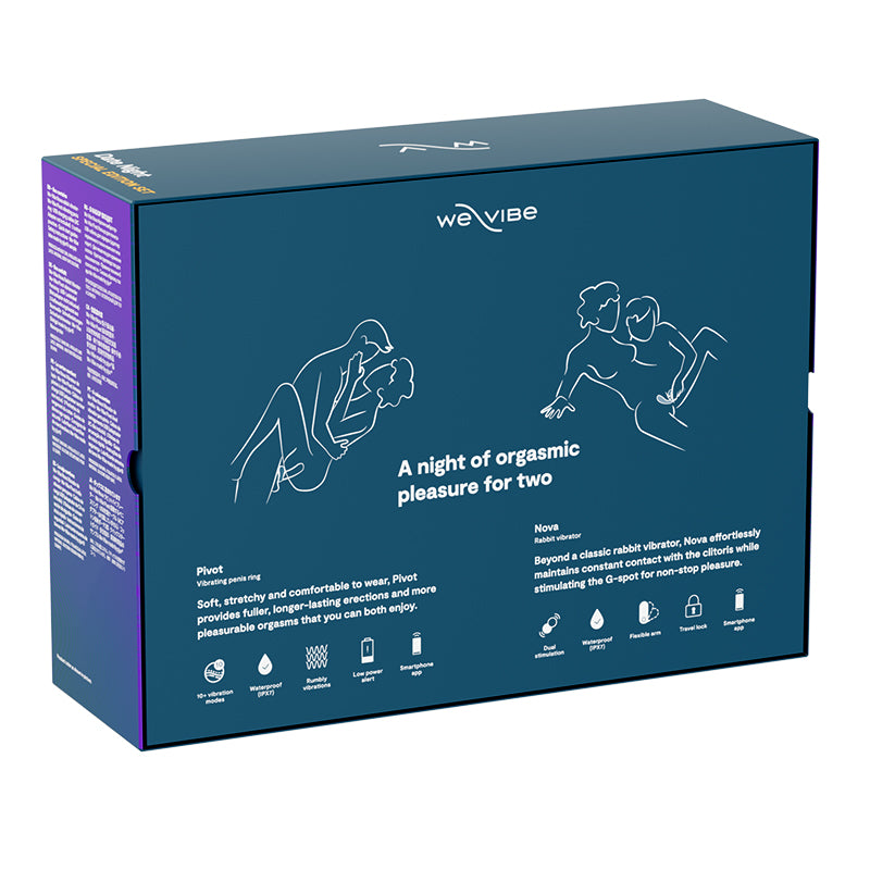 We Vibe Date Night Rabbit Vibrator and Vibrating Penis Ring (7905480114418)