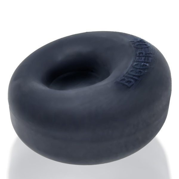BIGGER OX, thicker bulge maker super mega-stretch cockring - BLACK ICE (7939975282930)