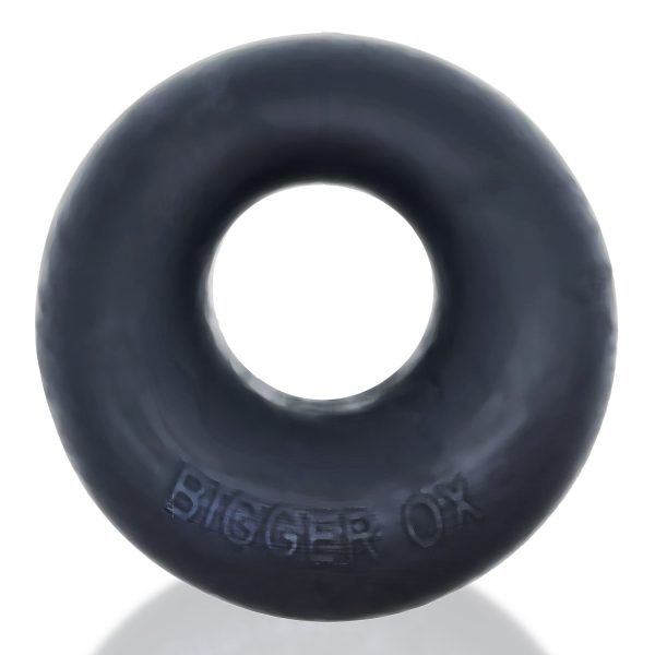 BIGGER OX, thicker bulge maker super mega-stretch cockring - BLACK ICE (7939975282930)
