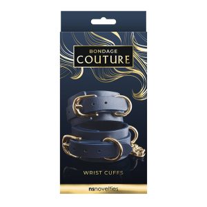 Bondage Couture Wrist Cuff Blue (7656884142322)