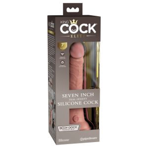 King Cock Elite 7” Silicone Cock Light (7655679033586)