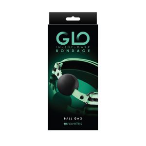 NS Novelties GLO Bondage Green Ball Gag (7656626618610)