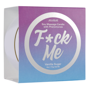 SOY MASSAGE CANDLE F*CK ME VANILLA SUGAR 4 FL oz (7616202539250)
