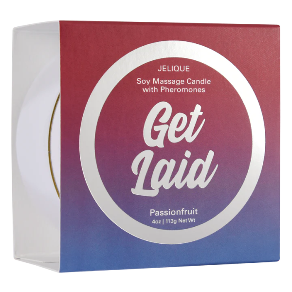 SOY MASSAGE CANDLE GET LAID PASSION FRUIT 4 FL OZ (7616202473714)