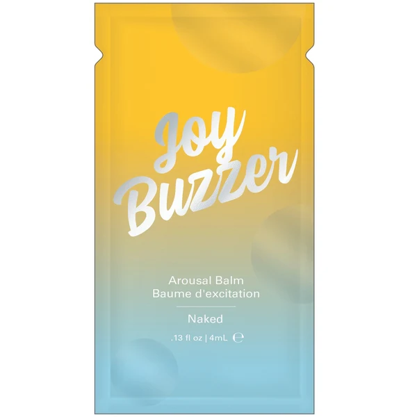 Jelique Joy Bzzz Clitoral Arousal Balm product image Jelique Joy Bzzz Naked flavor free clitoral arousal balm foil packet