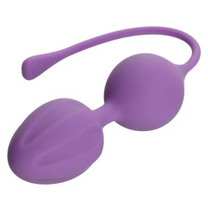 CalExotics Kegel Training 3-Piece Set product image Close-up of flexible silicone exercisers from the CalExotics Kegel Training Set shown in flexible positions