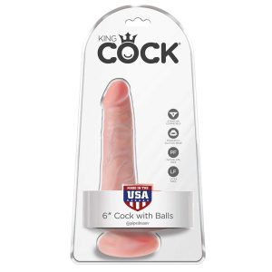 King Cock 6 Cock with Balls (7752690303218)