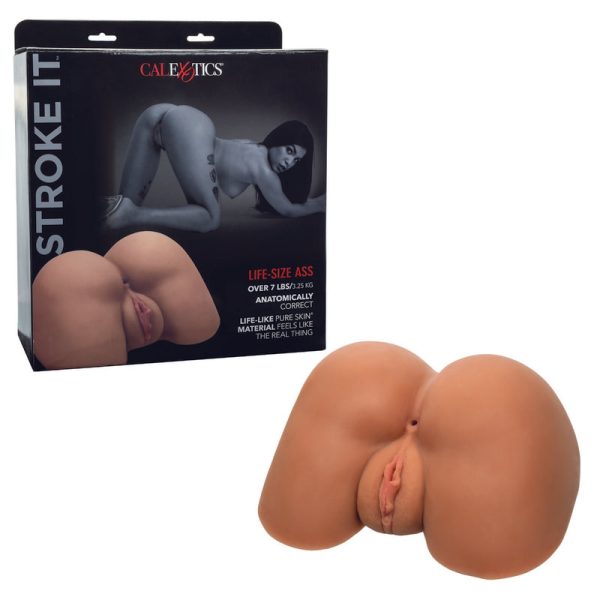 Stroke It Life-Size Ass Brown (7672864866546)