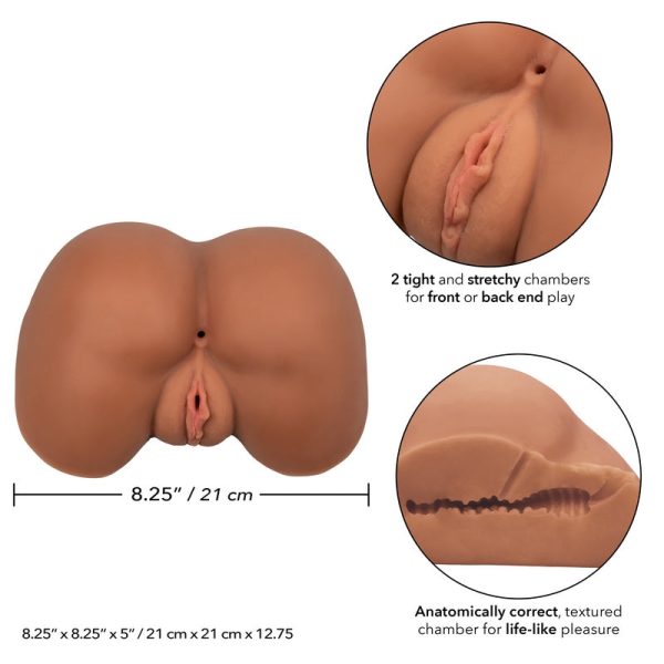 Stroke It Life-Size Ass Brown (7672864866546)