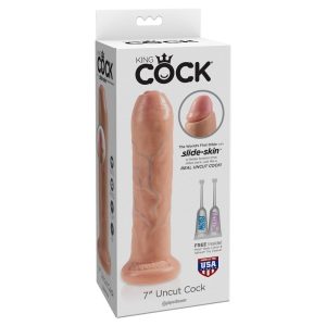 King Cock 7 Uncut Beige (7780844241138)