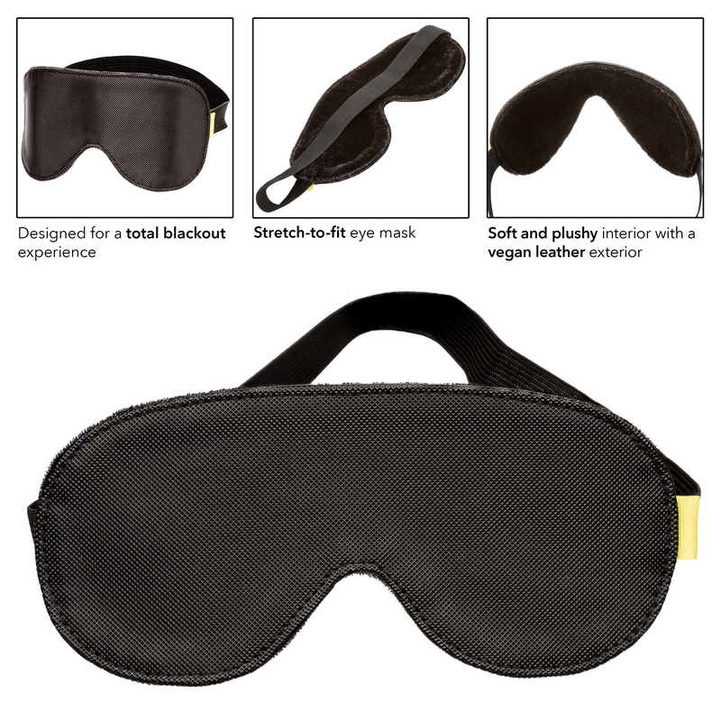 Boundless Vegan Leather Blackout Mask product image Boundless Vegan Leather Blackout Mask - Image 3
