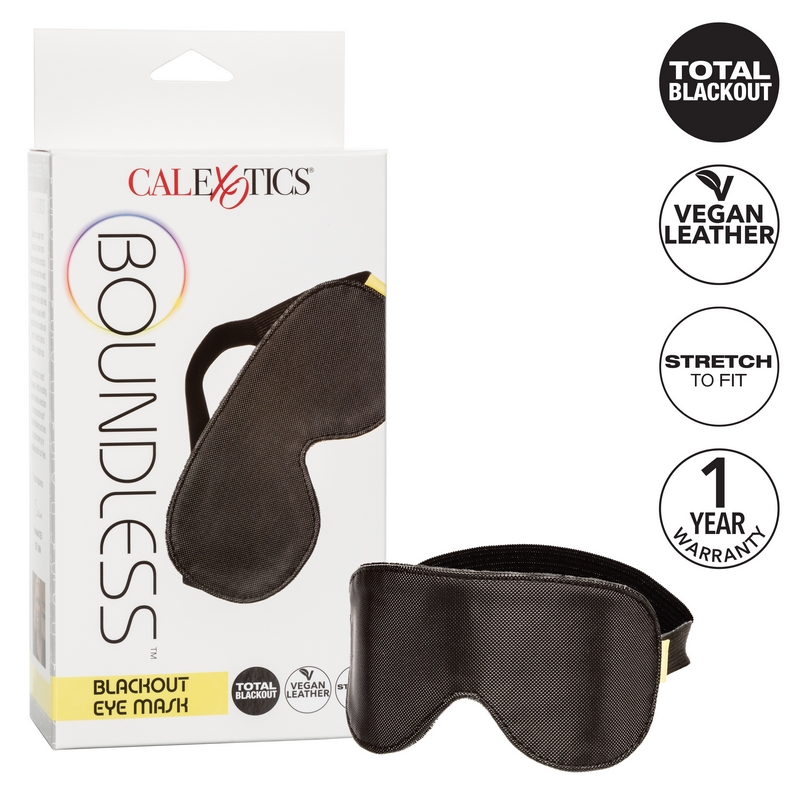 Boundless Vegan Leather Blackout Mask product image Boundless Vegan Leather Blackout Mask - Image 4