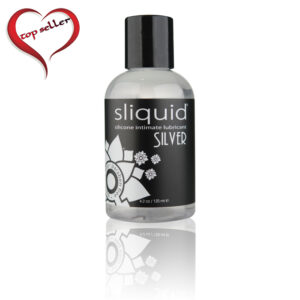 Sliquid Silver Personal Lubricant 4.2oz bottle with label