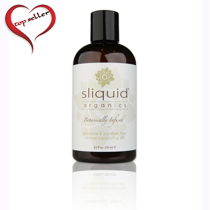 Sliquid Organics Silk Hybrid Lubricant 8.5oz full-size bottle