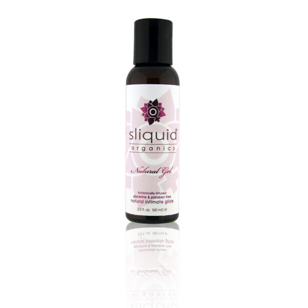 Sliquid Organics Natural Gel 2oz bottle front view