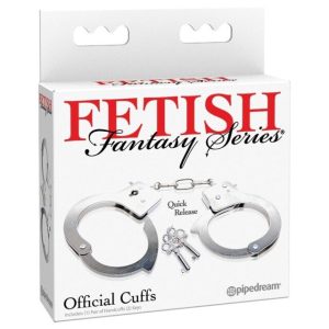 Fetish Fantasy Metal Handcuffs Lock Em Up