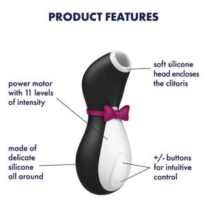 Satisfyer Pro Penguin Air Pulse Clitoral Stimulator product image Satisfyer Pro Penguin Air Pulse Clitoral Stimulator - Image 4