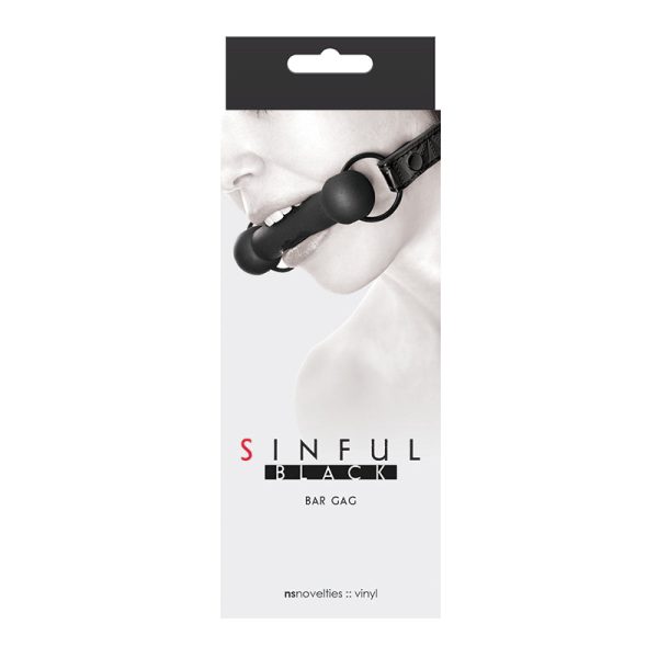 Sinful Bar Gag Black (7743842320626)
