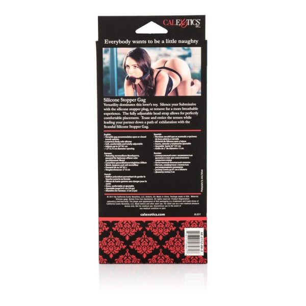 Scandal Silicone Stopper Gag (7747418292466)