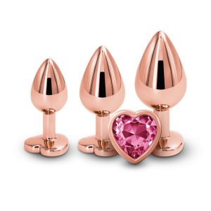 NS Novelties Rear Assets Trainer Kits - Rose Gold Pink Heart