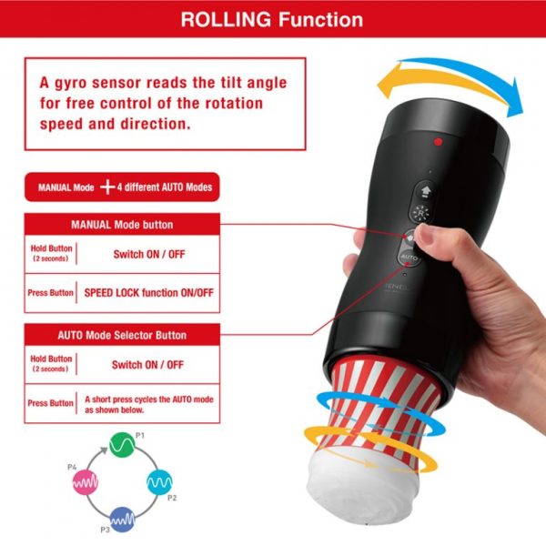 Tenga Vacuum Gyro Roller - Image 4