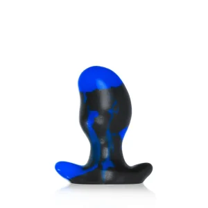 OXBALLS Ergo Butt Plug Black Police Blue Swirl - Medium